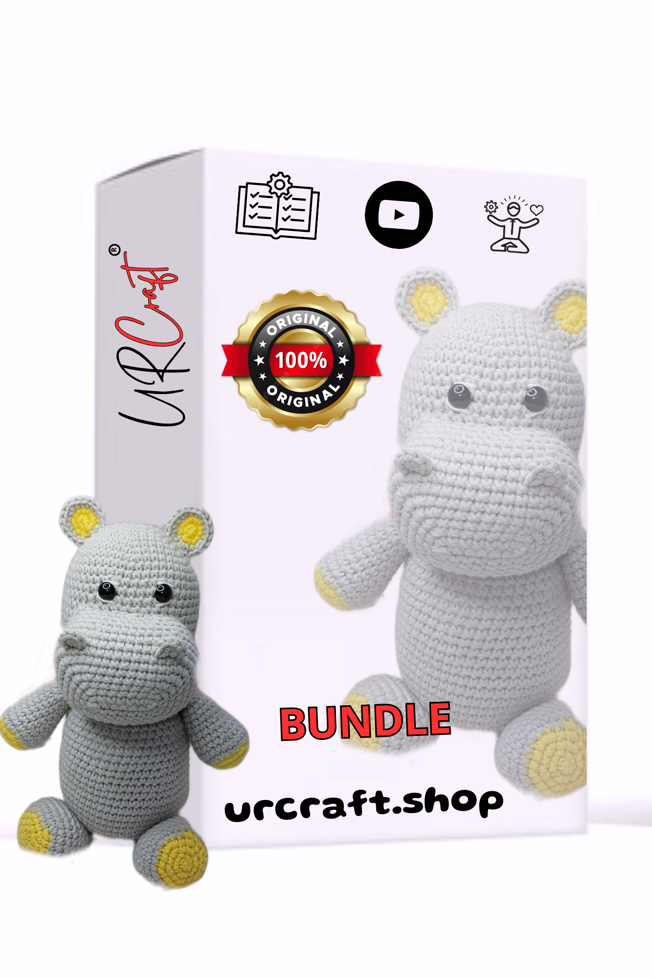 CUTE HIPPO CROCHET PATTERN